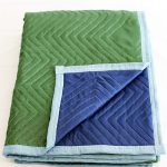 moving blanket polyester green/blue