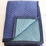 moving blanket polyester blue l