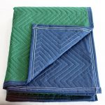 moving blanket non woven green/blue