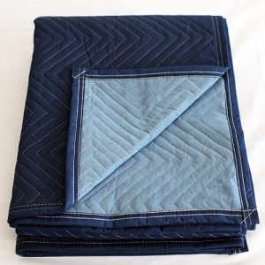 moving blanket non woven blue